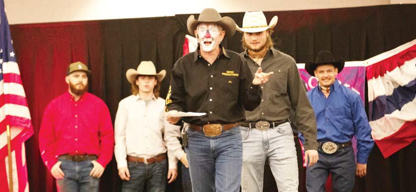 Emcee and Rodeo Clown Jeff 'Jack Rabbit' Harris discusses rodeo and western culture during Simply Dangerous 2025, which included cowboy, cowgirl and children's fashion. Danielle Meador | Citizen staff photo