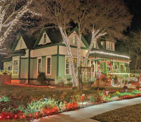 321 North Patrick Street received second place in the annual Christmas decorating contest. Wyndi Veigel-Gaudette | Citizen staff photo