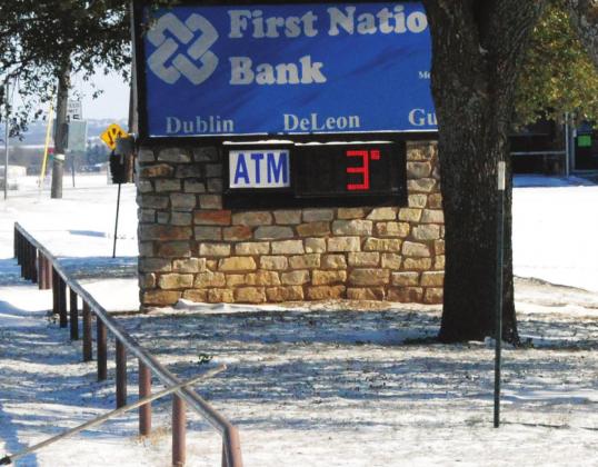Area yields to cold