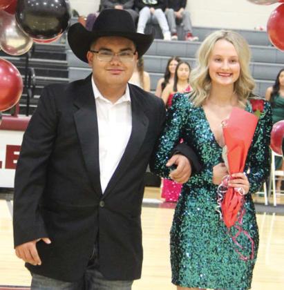 Most Likely to Be Remembered Luis Hernandez, Kyndall Hurt (also Miss LHS candidates)