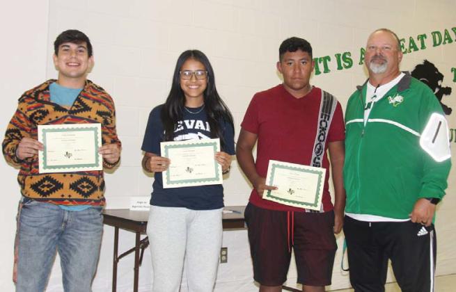 Dublin ISD and the Board of Trustees recognized the students below in the October Meeting for their extraordinary accomplishments!