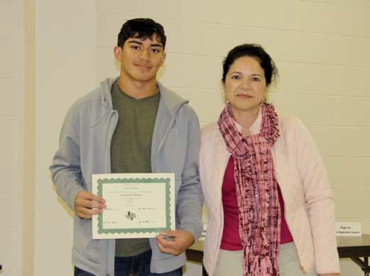 Dublin ISD and the Board of Trustees recognized the students below in the October Meeting for their extraordinary accomplishments!