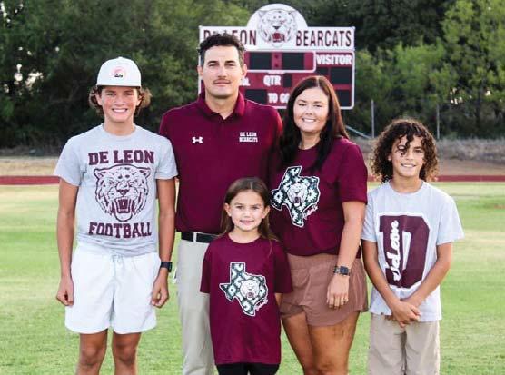 Tedra Craddock Zmeskal and her husband Tommy Zmeskal (also a Dublin graduate) who is the head baseball coach in De Leon with kids Trenton, Tripp and Teagan