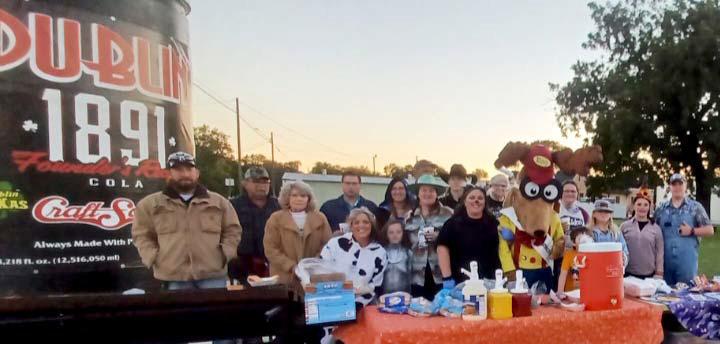 Members of the Stephenville Area Elks Lodge welcome hungry trick-or-treaters on Halloween with a trunk or treat as well as hamburgers and hot dogs. Submitted photo