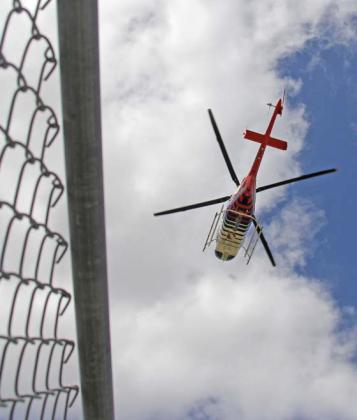 CareFlite air ambulance service flies in for some Irish food and fun at the annual St. Patrick’s Day Festival. The service provided kids and adults alike a chance to visit with paramedics and see the helicopter take off and land. Wyndi Veigel-Gaudette | Citizen staff photo