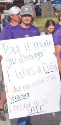 Erath gathers to stop silence of victims