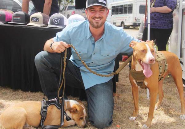 More than $9,000 was raised for Erath County Humane Society’s new shelter through last Saturday’s Canines and Coffee event. A wide variety of vendors and entertainment was at the event including famous Tick Tocker Nick Luciano and his dogs Maverick and Bullet. Paul Gaudette | Citizen staff photo