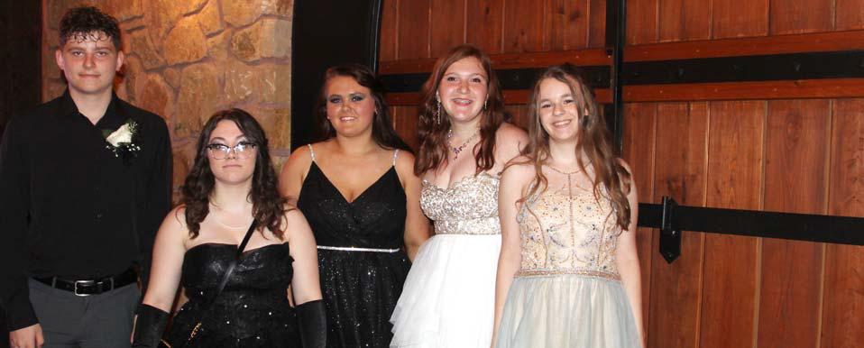 The 2023 Lingleville High School Prom was held May 13 at Bella Vita Ranch with a them of ‘Black &amp;amp; White.’ The King and Queen (left) crowned were Damian Ortuno and Araceli Rangel (photo submitted) as students and guests enjoyed the classy ambience and refreshments and hit the dance floor. Wyndi Veigel | Citizen staff photos
