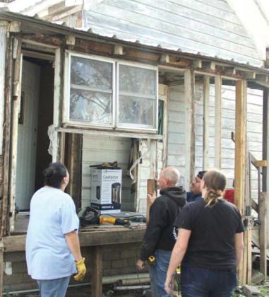 A second work day has been set for 432 N. Park a home project renovation in insulating and installing new siding for the family who lives inside. More than two dozen volunteers responded to the first work day on Saturday, Nov. 4.