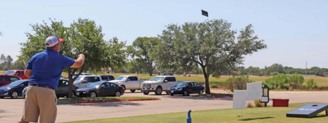 A cornhole tournament was sponsored by Lone Star Ag Credit at the Cross Timbers Classic. Hope Hale | submitted photo