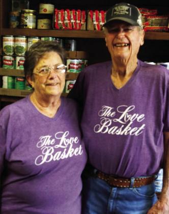 Barbara and Ray Sissom, organizers at the Love Basket food pantry, are requesting the public’s help with monetary donations as the pantry gets ready to move to a new location. Paul Gaudette | Citizen staff photo