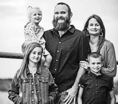 Bryan and Jan Lanting with Children, Hazel, Clara and Braxton