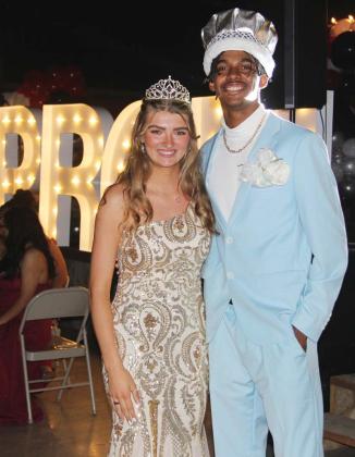 Seniors Madilyn Loper and Dalan Rasberry were crowned as Prom Queen and King for DHS Saturday night. Paul Gaudette | Citizen staff photo