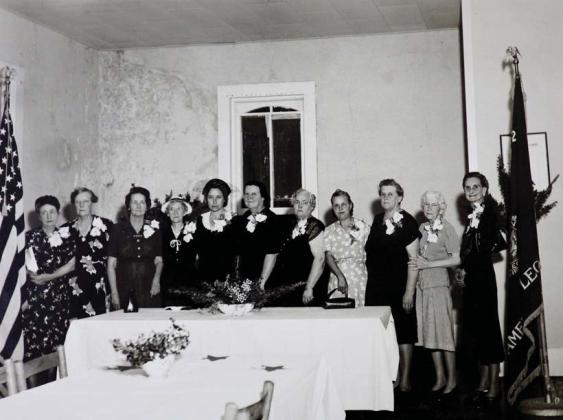 The banquet honoring the Gold Star Mothers took place at the American Legion Post No. 219 in 1948. It was located on the second floor of the building at the northwest corner of Patrick and Blackjack (now Walker Insurance.) Courtesy photo