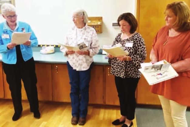 Registrar Carol Dismukes, Peggy Hicks, Melinda Schuck, Cindy Ellis