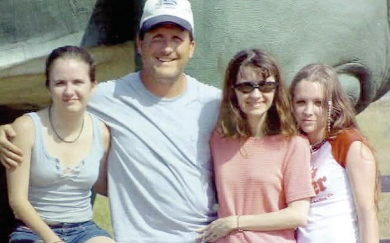 Rudy Cox along with his wife Lisa and their girls Stephanie and Carrie. Submitted photo