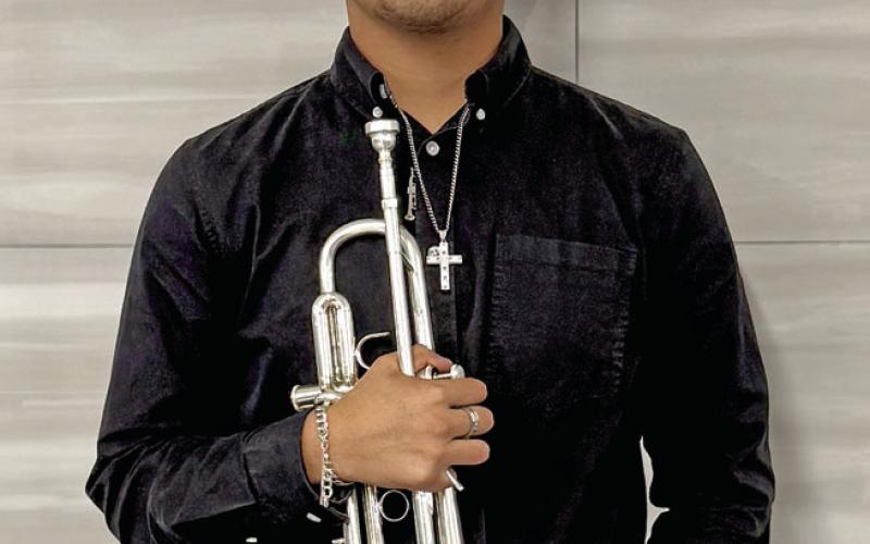 Cathryn Smith | Submitted photo Senior David Nava is advancing to state after earning a superior rating on his Class 1 solo.