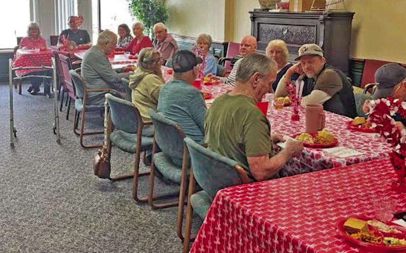 Dublin area senior citizens gathered together for a special Valentine’s Day pot luck lunch Friday, Feb. 13 at Three Oaks Assisted Living. Check Page A3 for the community calendar including special and regular events for local seniors. Bobbie Nichols | Submitted photo