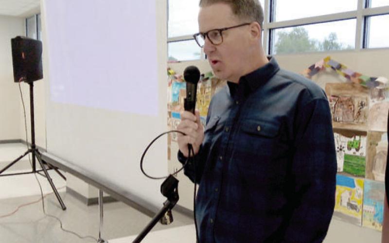 Erath County Judge Brandon Huckabee talks about the Subregional Planning Commission. Ben Pate | Submitted photo