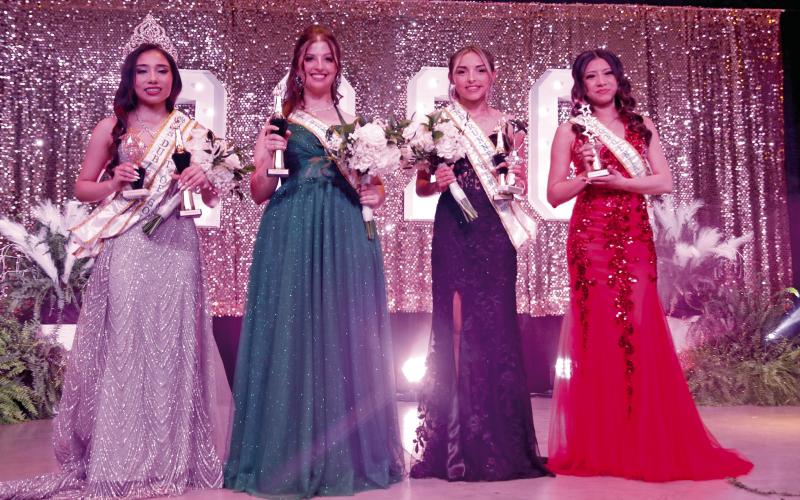 Winners of the Miss Dublin Pageant include from left, Miss Dublin 2026 Kassandra Rodriguez (who also received Miss Pot of Gold), 1st Runner Up Addison Ivie, 2nd Runner Up Jocelyn Perez (who also received Miss Photogenic) and Miss Congeniality Zoey Soria. Wyndi Veigel-Gaudette | Citizen staff photo