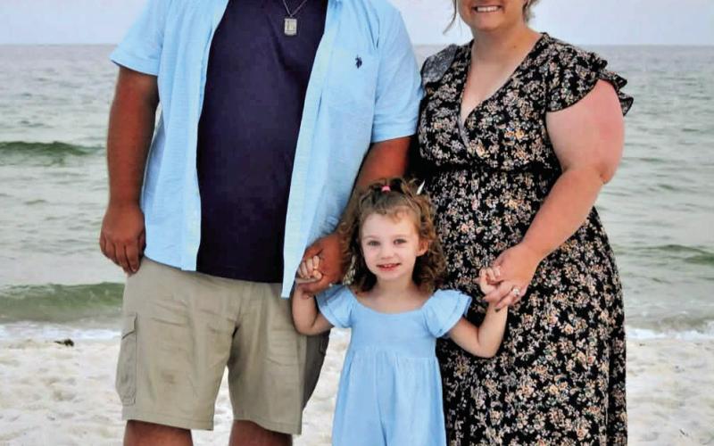 Jessica (Ditmore) Mudd, a 2011 Dublin High School graduate, enjoys spending time with her husband Michael and their daughter Mieca, when she is not working at Parker Loss Consultants. Submitted photo