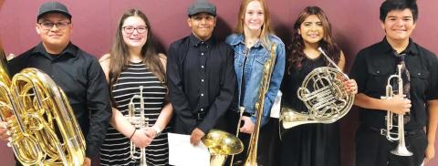 Dublin High School band members