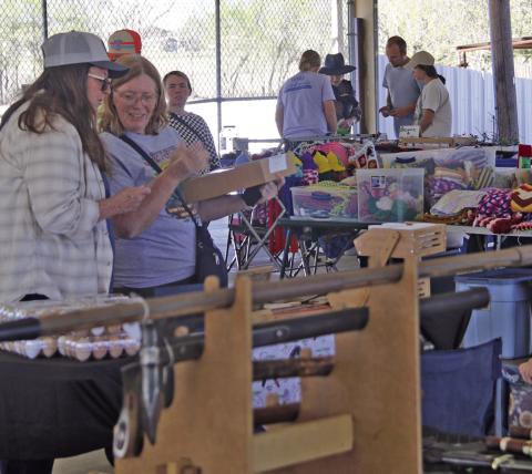 Vendors spread out under the Pavilion in the City Park for the newly relaunched Dublin Market Days. Market Days is held in the City Park on the 3rd Saturday of each Month. For more photos see the Citizen Facebook. Wyndi Veigel-Gaudette | Citizen staff photo