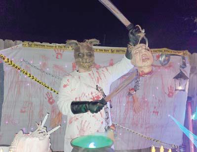 Emanuel Palomino as a deranged rabbit was named as the winner in his age division. He will receive $25 Dublin Dollars from the chamber. He also received scariest. Submitted photo