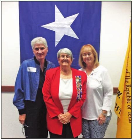 Pictured left to right are: Bosque River Chapter Registrar Carol Dismukes, Chapter President Jane Klein, Chapter Vice President Dr. Rita Cook | submitted photo