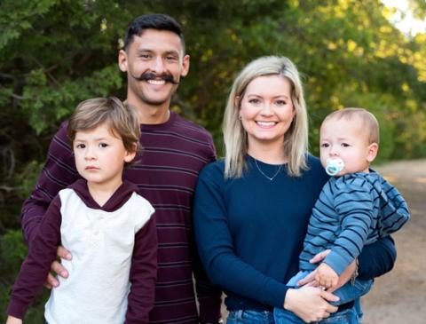 Taylor Avalos enjoys spending time with her husband Sam, and their two kids, Samuel and Hank. Submitted photo