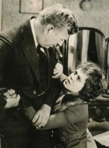 The film “Fate” told the story of Clara Smith-Hamon who murdered Jake Hamon and was acquitted. Her story was a nationwide scandal. The only existing copies of the movie were burned leaving this publicity photo as the only document that the film was ever made. Public domain photo