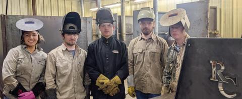 Ranger College students practice welding and cosmetology exercises at the Stephenville campus. The college is offering its first construction management classes starting June 8. Paul Gaudette | Citizen staff photo