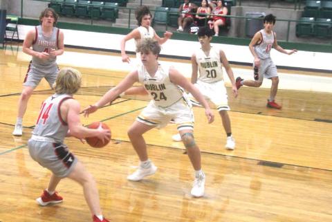 The Dublin JV Lions hosted the Eastland Mavericks on Tuesday, Feb. 7, claiming a 50-- 42 victory. Paul Gaudette | Citizen staff photo