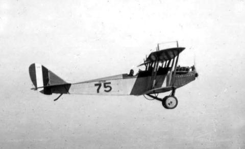 courtesy George Johnson family | public domain This is a Curtis Jenny JN-4 on a training flight during World War I.