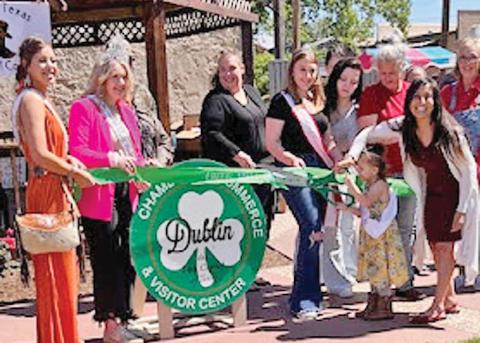 Ribbon cutting and barrel riding