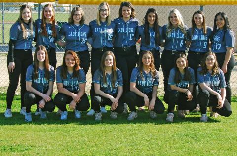 Lady Lions end short softball season