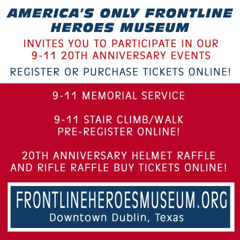 The Frontline Heroes Museum has a full schedule of activities on September 11, 2021