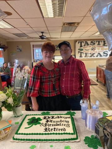 JoEllyn Turner |  Courtesy photo Peggy and Ralph DeLaVergne, owners of DeLaVergne Plumbing and Remodeling, recently retired after being in business since 2007.