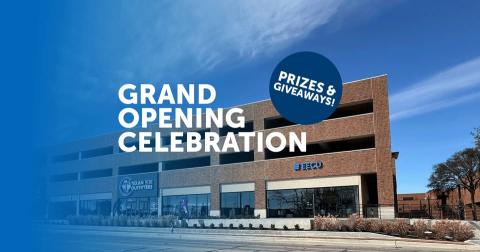 EECU photo with grand opening text