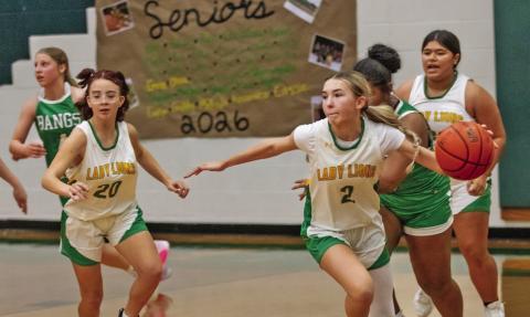 The Dublin JV Lady Lions bested Bangs 2218 in a Saturday, Nov. 15 morning game at home. Scoring was led by JJ Perez and Tylor Nail with 8 points each. Ayleen Mendoza added 4 and McKayla Hernandez contributed 2. Danielle Meador | Citizen staff photo
