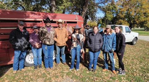 Participants in the Ride for Sobriety bundled up against cold temps Sunday, Nov. 26 before taking off on a trail ride aimed at bringing awareness to the dangers of drug addiction. Wyndi Veigel-Gaudette | Citizen staff photo