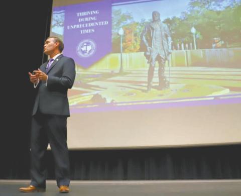 Tarleton State University President James Hurley