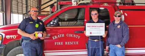 Erath County Emergency Management is coordinating with county fire departments to provide and install free smoke detectors for Erath residents. | submitted photo stall free smoke