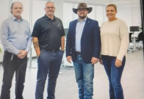 JW Aikmann, a 1995 Dublin High School graduate, has found his passion working at his own security company along with his daughter Lisa and her husband Dustin, along with three other employees. He also enjoys spending time outdoors where he lives in Missouri and hanging out with his four children. Submitted photo
