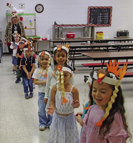 Student singers are friends of a feather