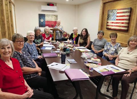 The Woman’s Thursday Club of Dublin recently held its meeting at Blackjack Office Center owned by Karen Wright. The study club continued its exploration into Texas Ecosystems by learning about the Rolling Plains area, which includes 24 million acres and includes locations such as Abilene and San Angelo. Courtesy photo