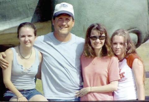Rudy Cox along with his wife Lisa and their girls Stephanie and Carrie. Submitted photo