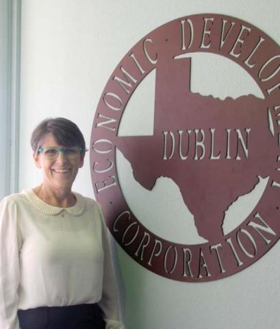 Amy Wright, a familiar face that previously worked at Small Business Development Center at Tarleton, has recently taken the position as Dublin’s new Economic Development Corporation Executive Director. Wyndi Veigel | Citizen staff photo