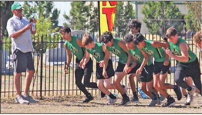 DHS cross country runner Yesenia Osoria (left) placed second at the home meet Sept. 20 as the varsity boys placed 4th as a team. Wyndi Veigel | Citizen staff photos