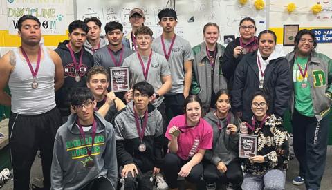 Lifters take silver